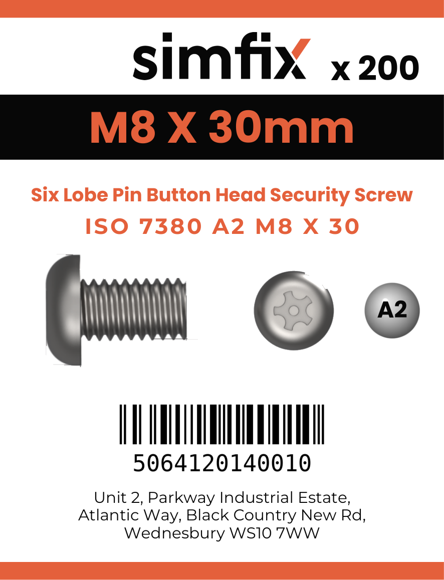 Simfix product label - 7380A208030TPIN-T