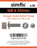 Simfix product label - 7380A208035F-D