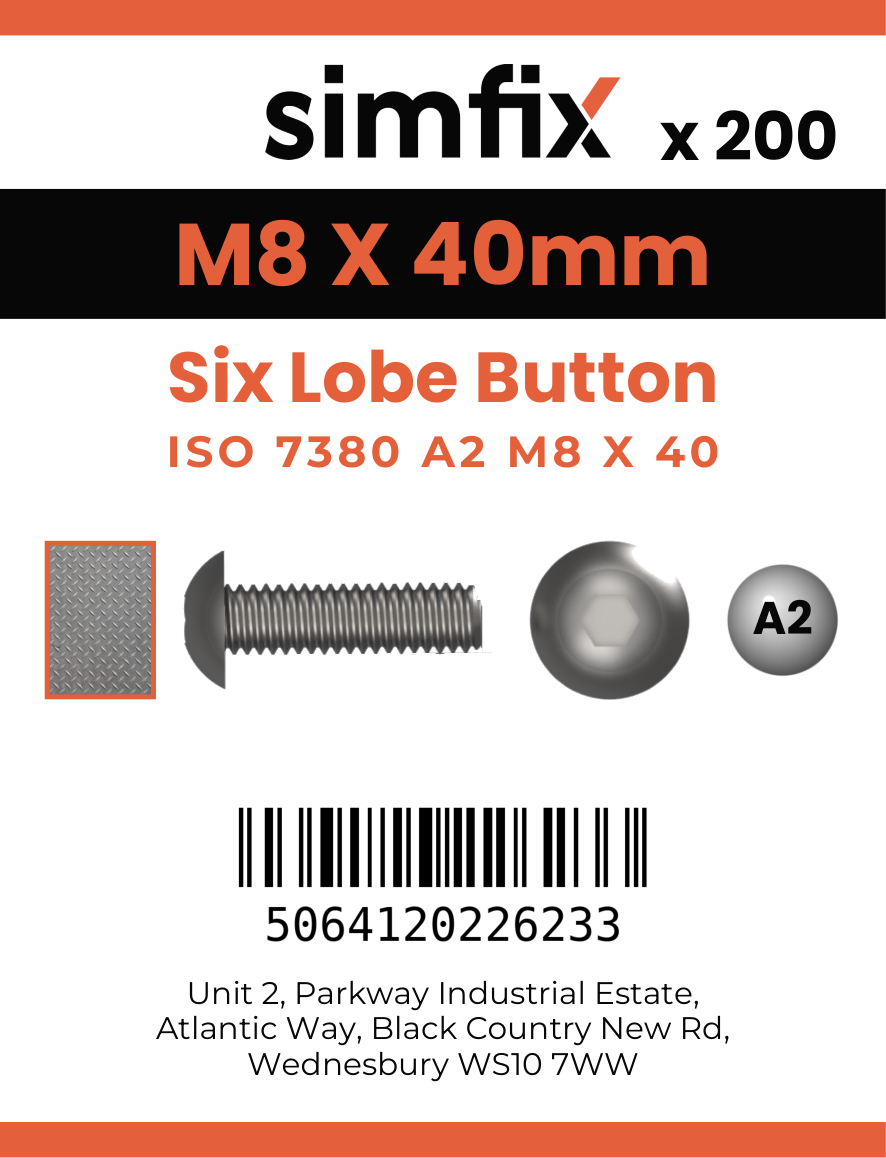 Simfix product label - 7380A208040T-T