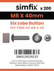 Simfix product label - 7380A208040T-T