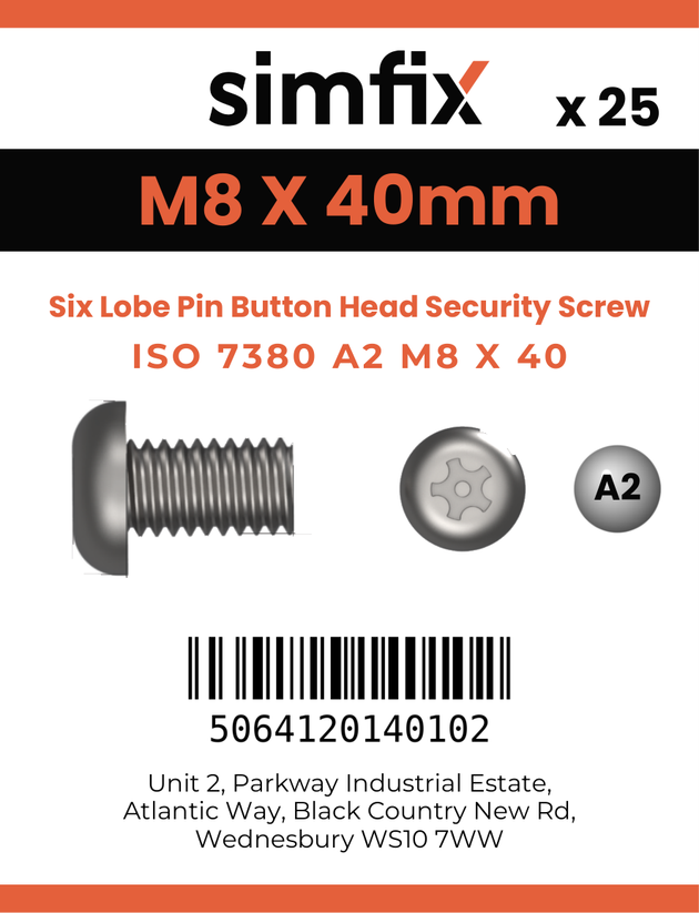 Simfix product label - 7380A208040TPIN-D