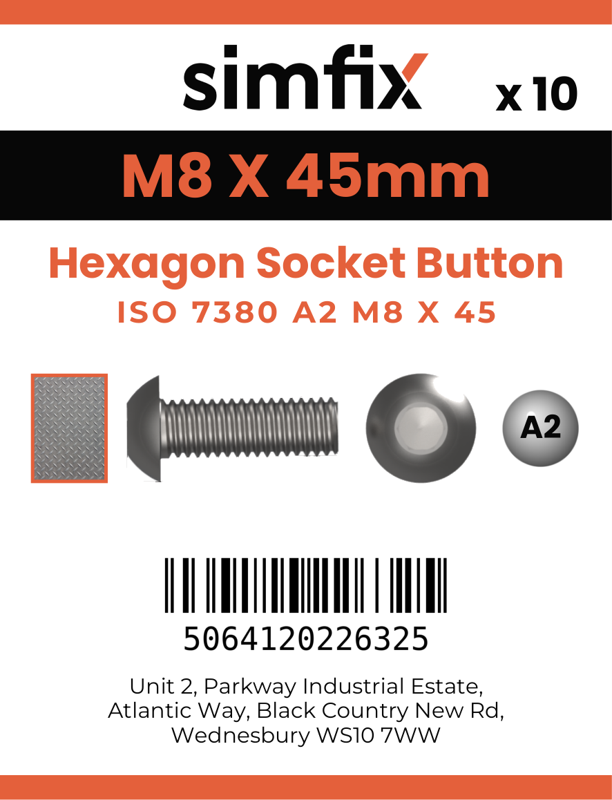 Simfix product label - 7380A208045-D