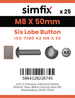 Simfix product label - 7380A208050T-D