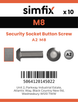 Simfix product label - 7380A208050TPIN-D