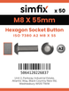 Simfix product label - 7380A208055-T