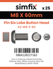Simfix product label - 7380A208060TPIN-D