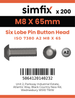 Simfix product label - 7380A208065TPIN-T