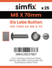 Simfix product label - 7380A208070T-D