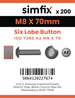 Simfix product label - 7380A208070T-T