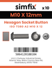 Simfix product label - 7380A210012-D