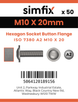 Simfix product label - 7380A210020F-T