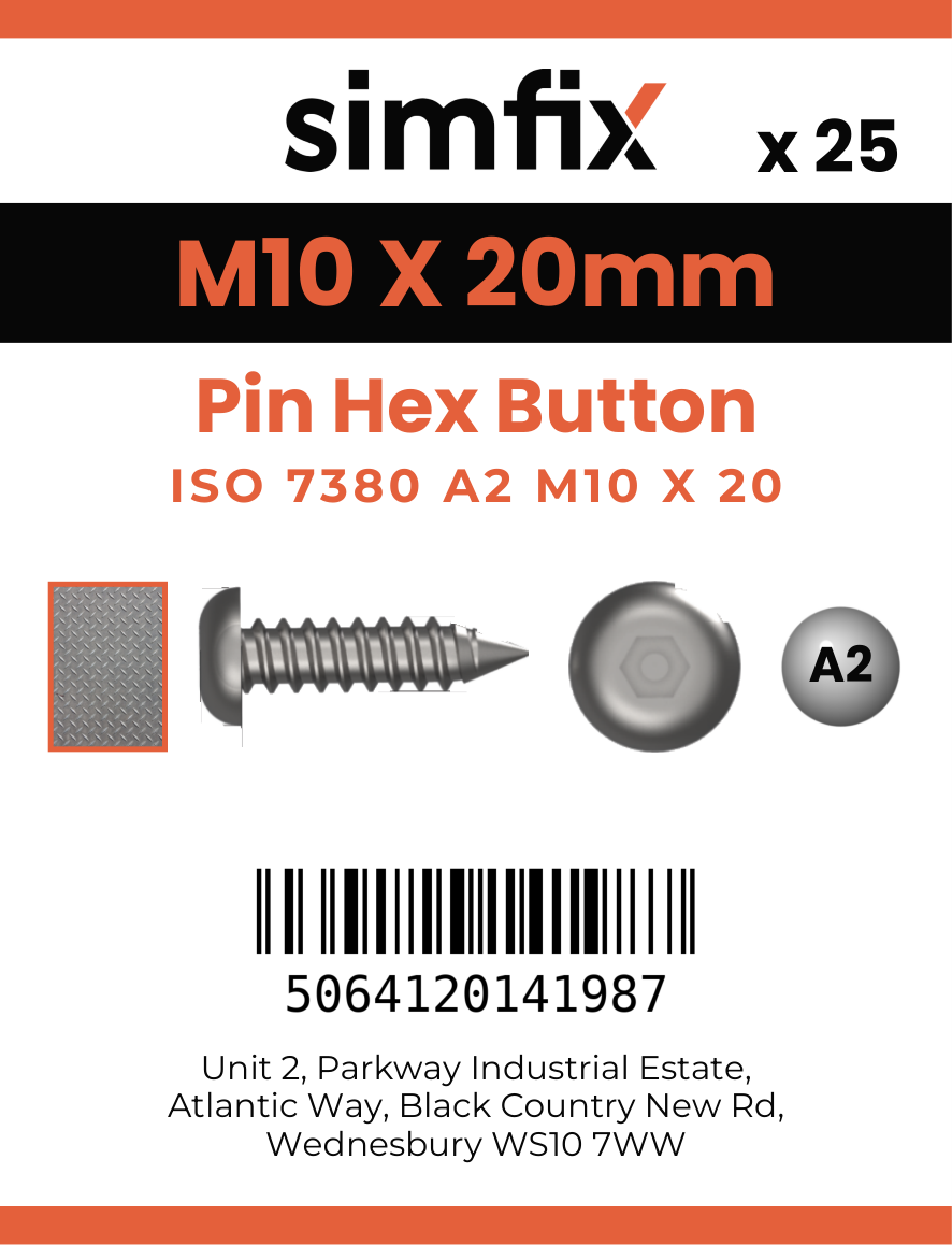Simfix product label - 7380A210020PIN-D