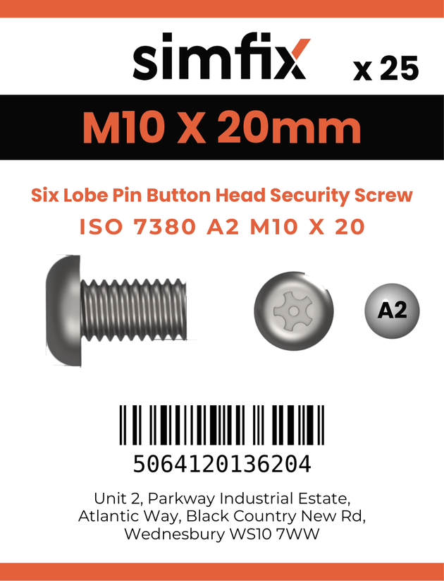 Simfix product label - 7380A210020TPIN-D