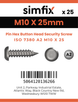 Simfix product label - 7380A210025PIN-D