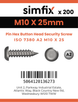 Simfix product label - 7380A210025PIN-T