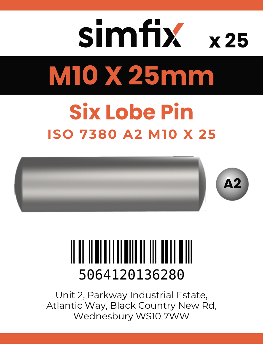 Simfix product label - 7380A210025TPIN-D