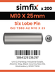 Simfix product label - 7380A210025TPIN-T