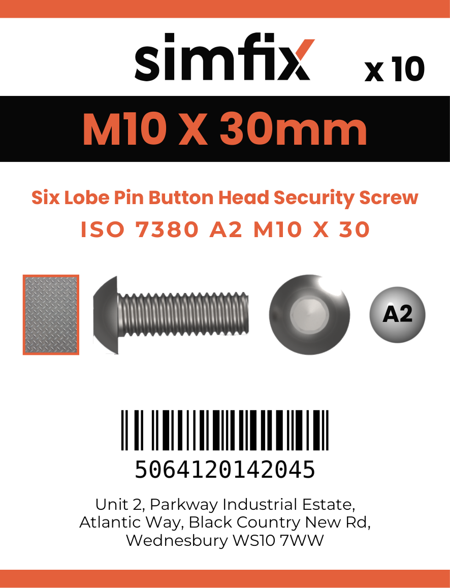 Simfix product label - 7380A210030T50PIN-D