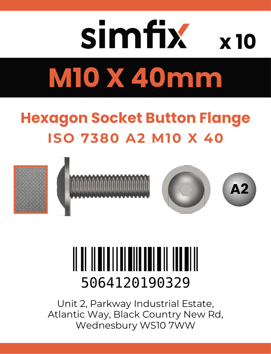 Simfix product label - 7380A210040F-D