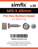 Simfix product label - 7380A210040PIN-D