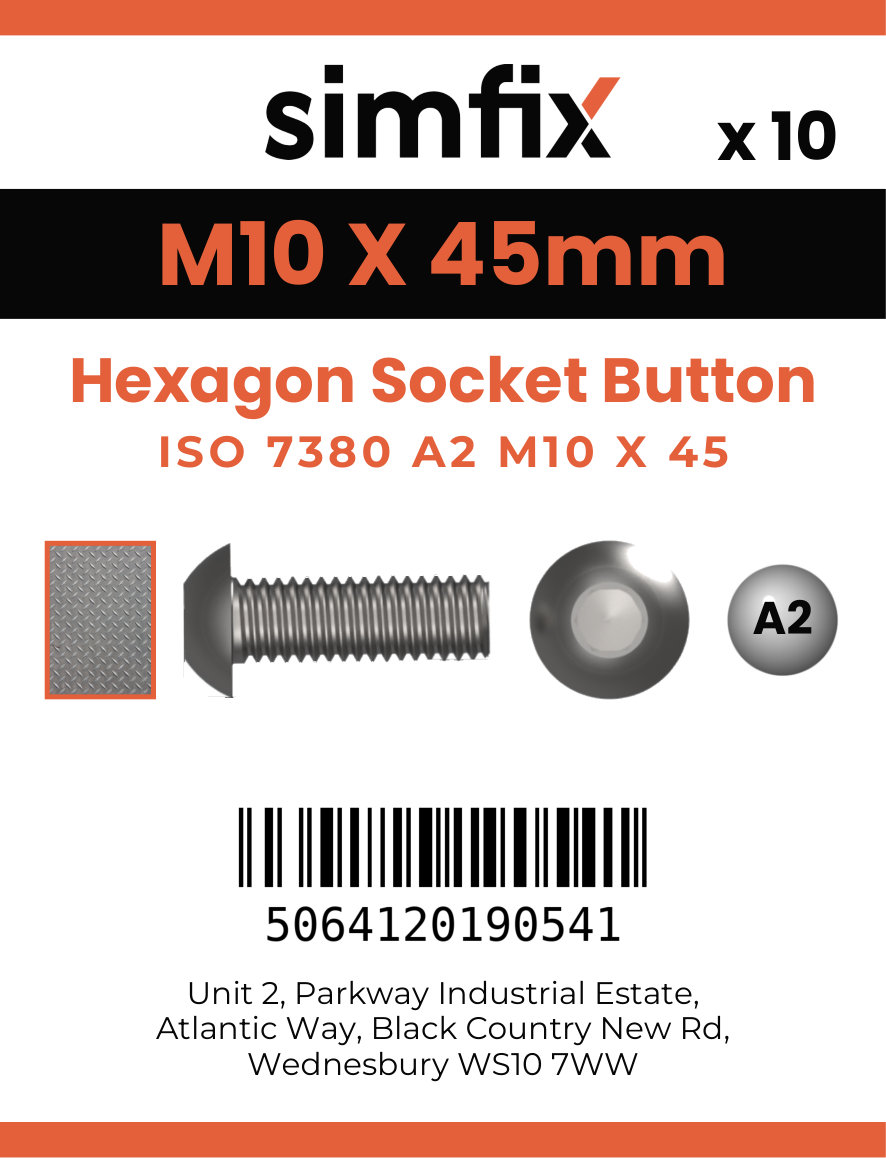 Simfix product label - 7380A210045-D