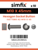 Simfix product label - 7380A210045-D