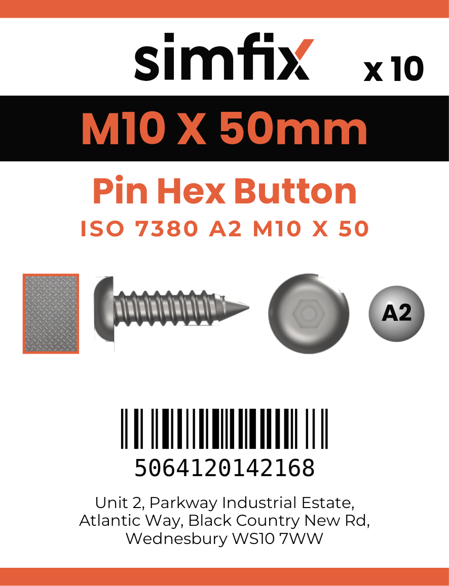 Simfix product label - 7380A210050PIN-D