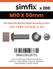 Simfix product label - 7380A210050TPIN-T