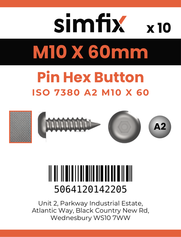 Simfix product label - 7380A210060PIN-D