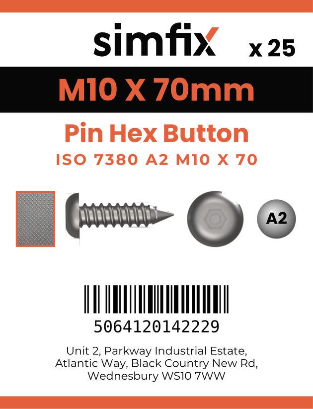 Simfix product label - 7380A210070PIN-D