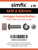 Simfix product label - 7380A210080-D