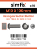 Simfix product label - 7380A210100-D