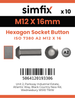 Simfix product label - 7380A212016-D