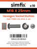 Simfix product label - 7380A216025-D