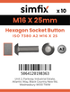 Simfix product label - 7380A216025-D