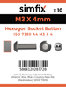 Simfix product label - 7380A403004-D