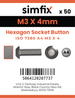 Simfix product label - 7380A403004-T