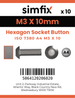 Simfix product label - 7380A403010-D