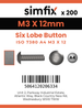 Simfix product label - 7380A403012T-T