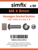 Simfix product label - 7380A406008-T