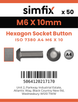 Simfix product label - 7380A406010-T