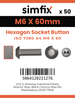Simfix product label - 7380A406060-T
