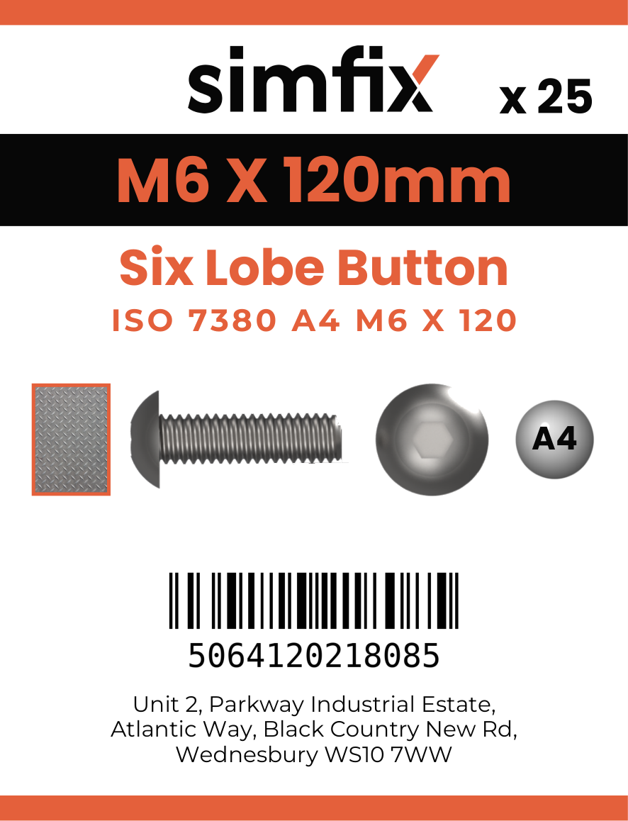 Simfix product label - 7380A406120T-D