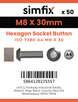 Simfix product label - 7380A408030-T