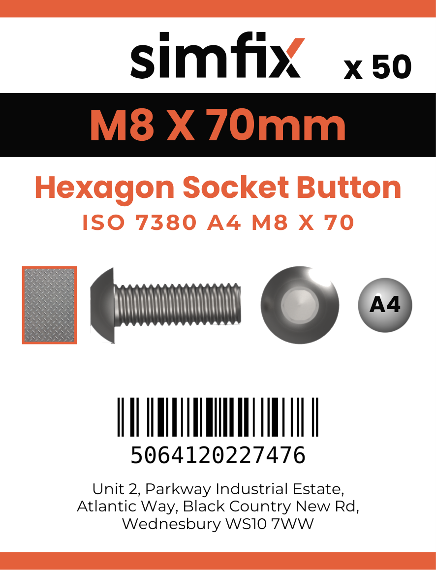 Simfix product label - 7380A408070-T