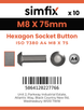 Simfix product label - 7380A408075-D