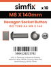 Simfix product label - 7380A408140THD30-D
