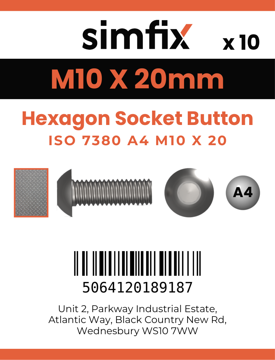 Simfix product label - 7380A410020-D