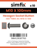 Simfix product label - 7380A410100-D