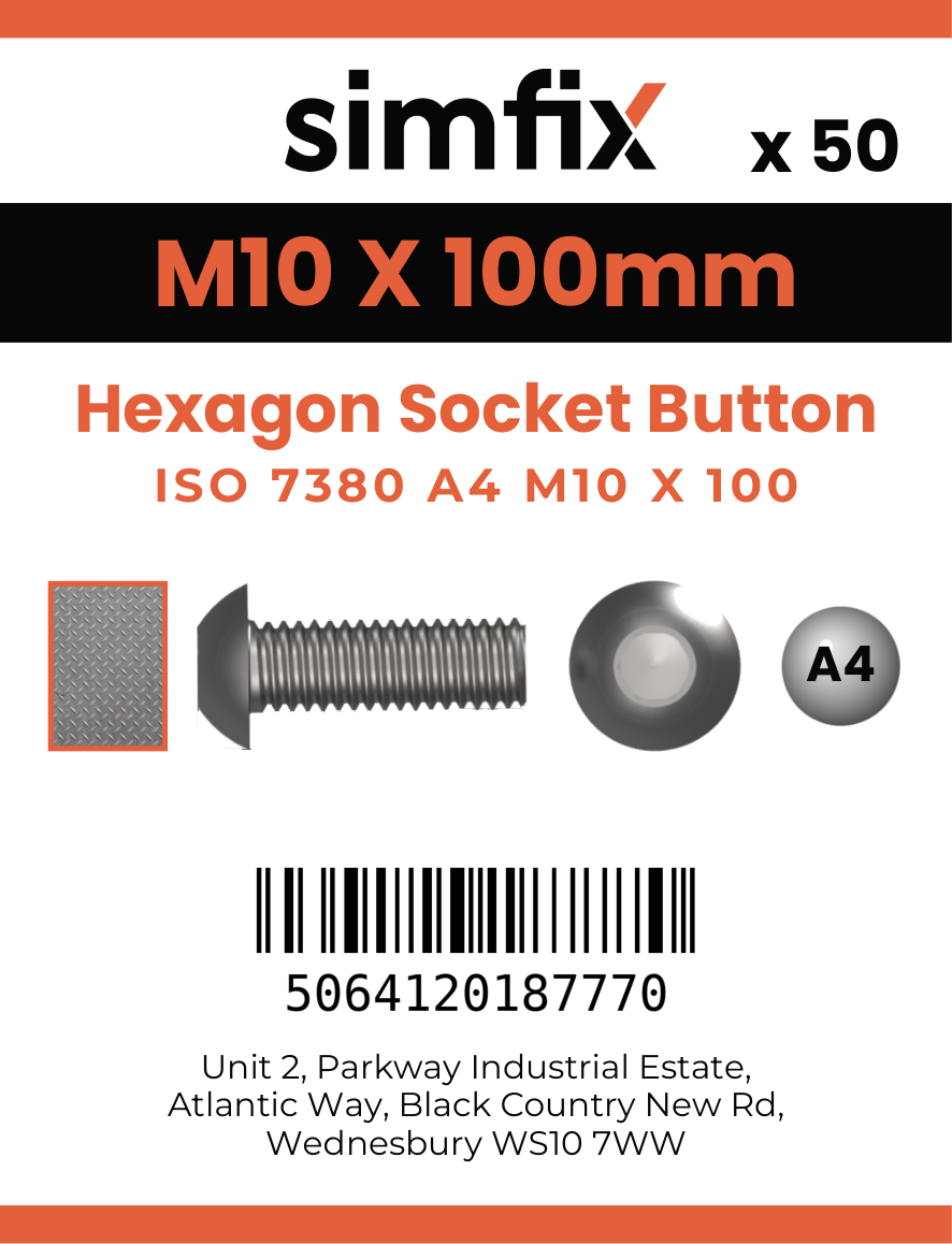 Simfix product label - 7380A410100-T